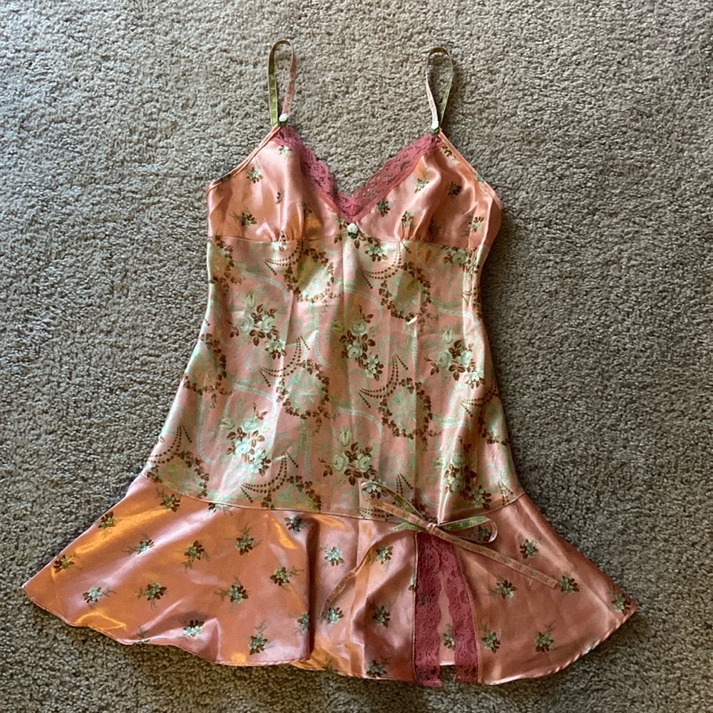 Vintage Victorias Secret Satin Slip Dress